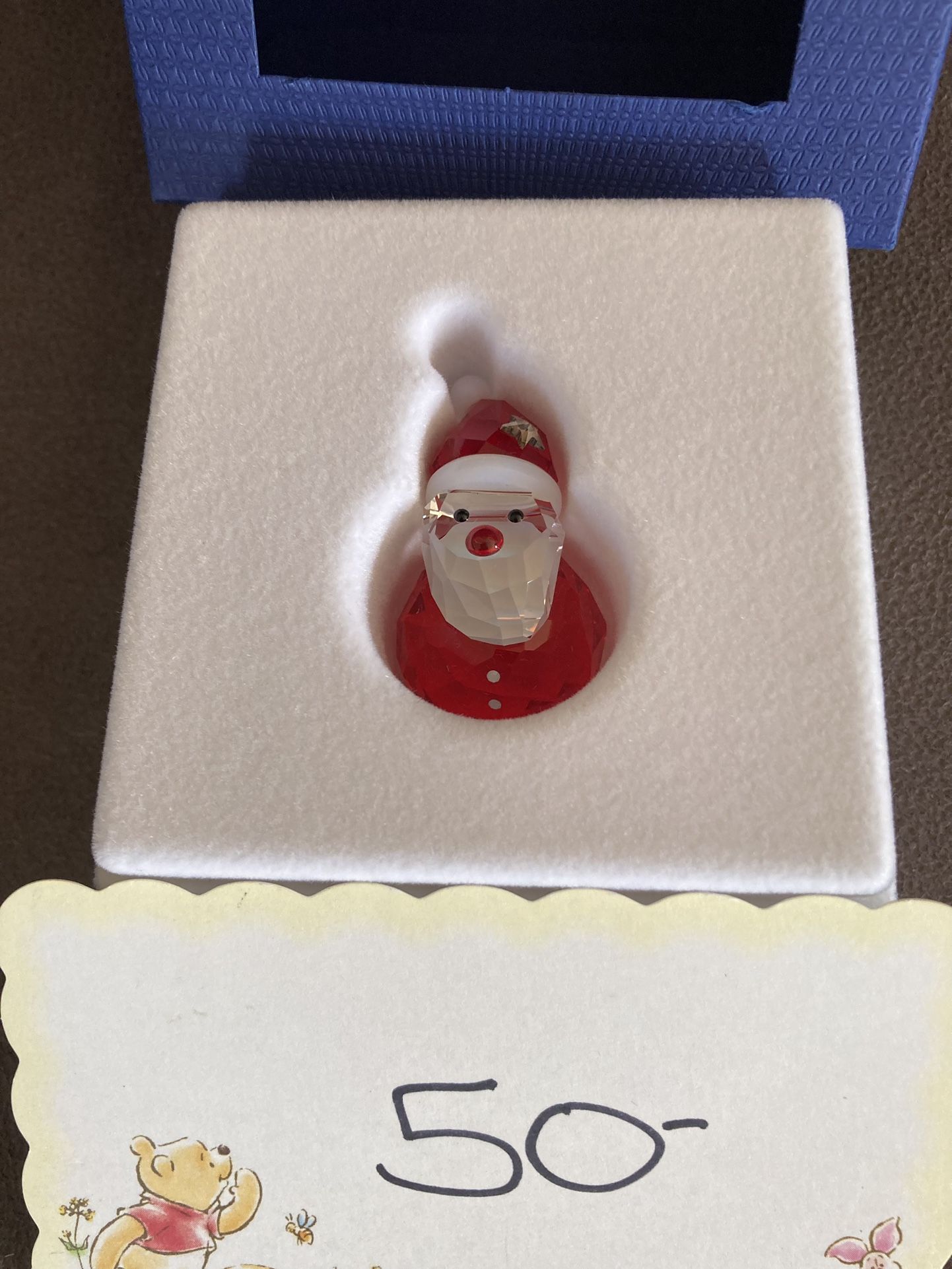 Swarovski Crystal Santa Christmas Decoration