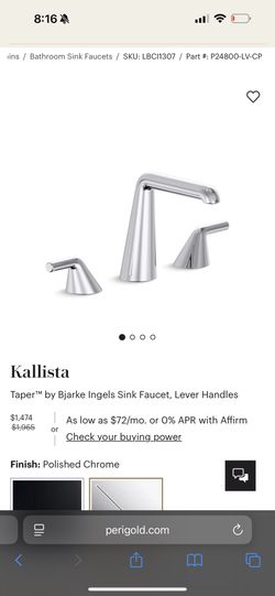Kallista Taper By Bjarke Ingels Bathroom Faucet