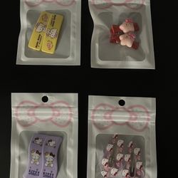 Hello Kitty hairclips