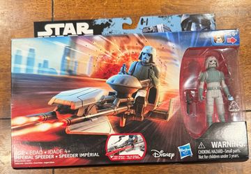 Star Wars Imperial Speeder with Figure – Hasbro