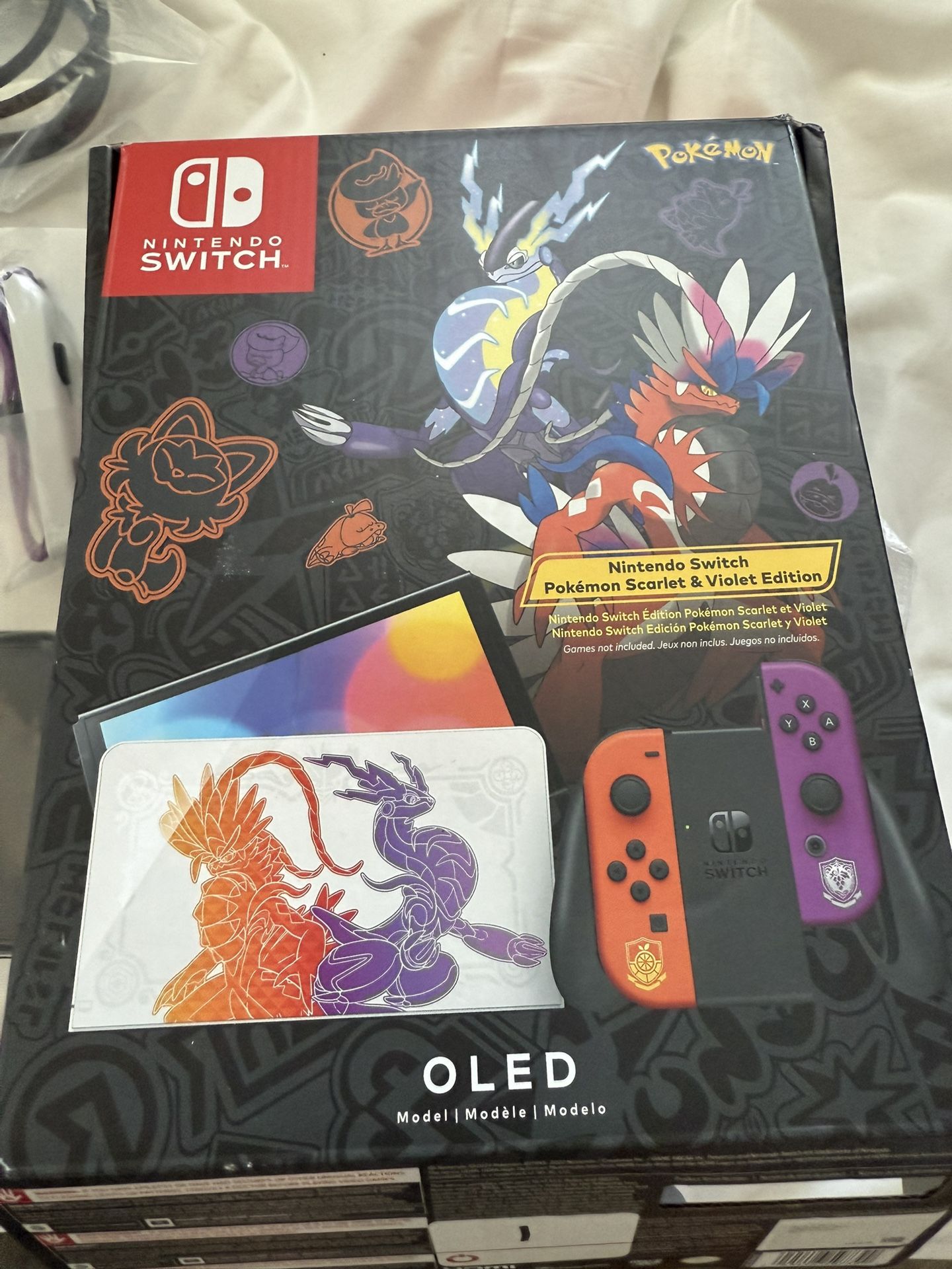 Pokémon Nintendo Switch OLED Scarlet And Violet