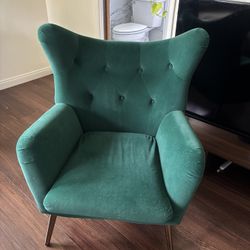 Green Velvet Chair