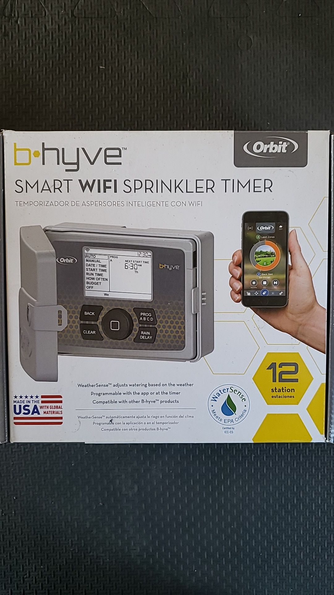 NEW WI-FI sprinkler B-Hyve 12 station