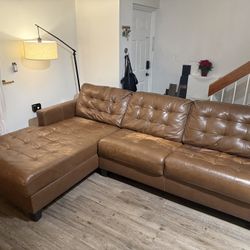 Brown Leather couch