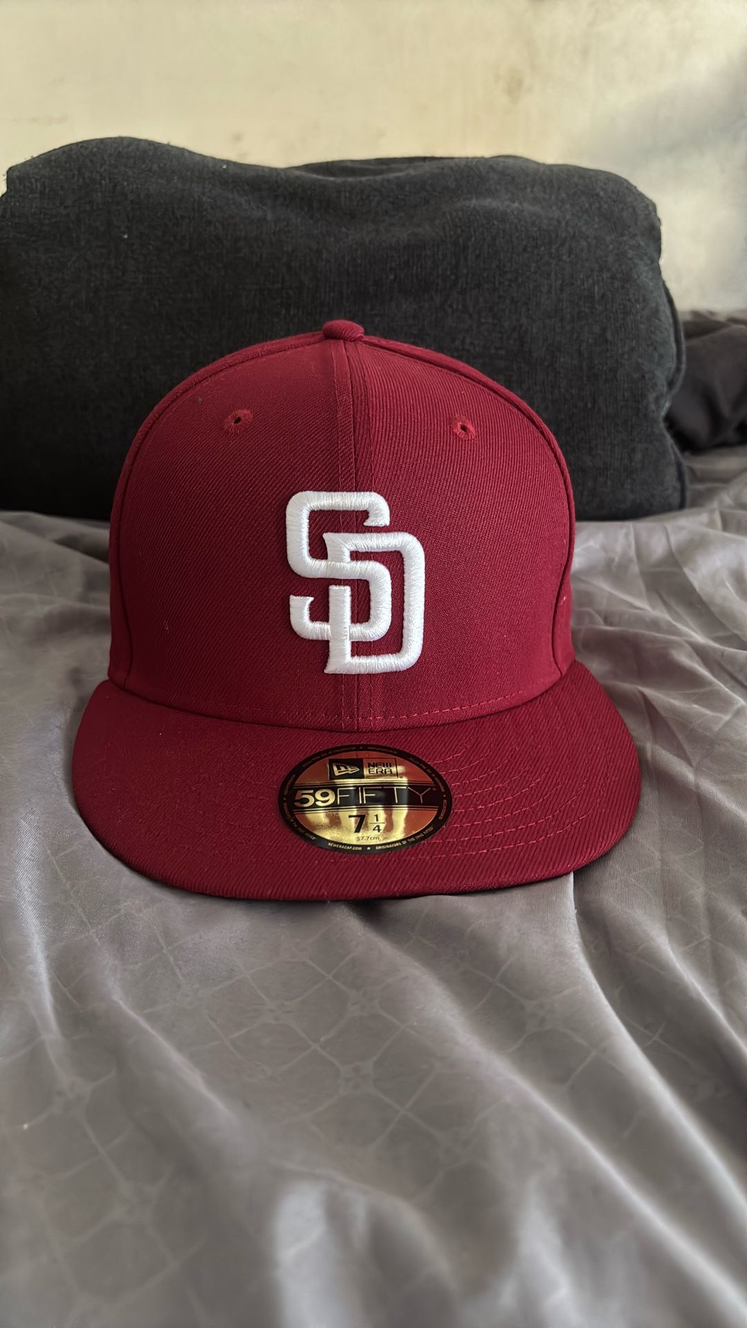 Burgundy Snap backs 7 1/4