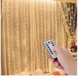 Curtain light 300 LED Fairy String Light 8 Modes Control