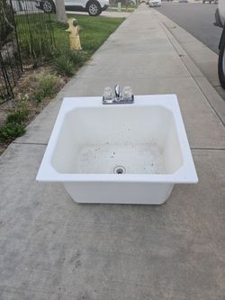 Will Take Best Offers Not Free laundry sink with faucet