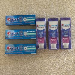 Crest 3D White & PRO-HEALTH toothpaste (6) For $12