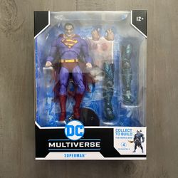 In Hand, Brand New, Never Opened McFarlane DC Multiverse The Infected - Superman - 7” Action Figure