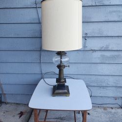 Vintage Mid Century Frederick Cooper Lamp With Stiffle Shade