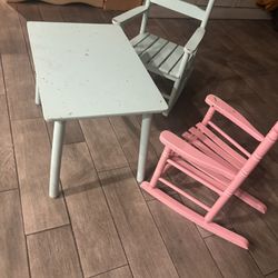 Kids Chair And Table 