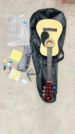 Acoustic Guitar with Digital Tuner – Great Condition! 🎸