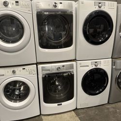 MAYTAG XL CAPACITY WASHER DRYER ELECTRIC SET 
