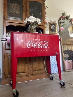 Coca Cola Cart Patio Hosting Party Catering Banquet