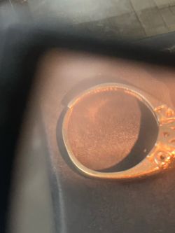 Left 14k Ring Missing Diamond