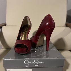 Jessica Simpson Red Heels 61/2 60.00 OBO