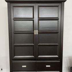 Espresso colored Armoire