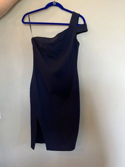 LIKELY Packard One Shoulder Navy Dress (Size 4)
