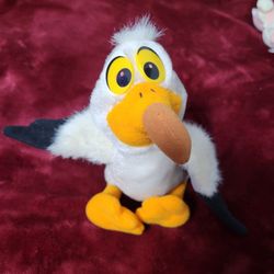 Disney World Vintage Little Mermaid Scuttle Plush Disneyland Authentic RARE Bird