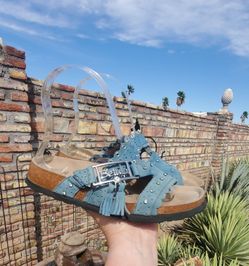 Birkenstock Betula Krystle Sparkle Leather Sandals Size 36/ 5