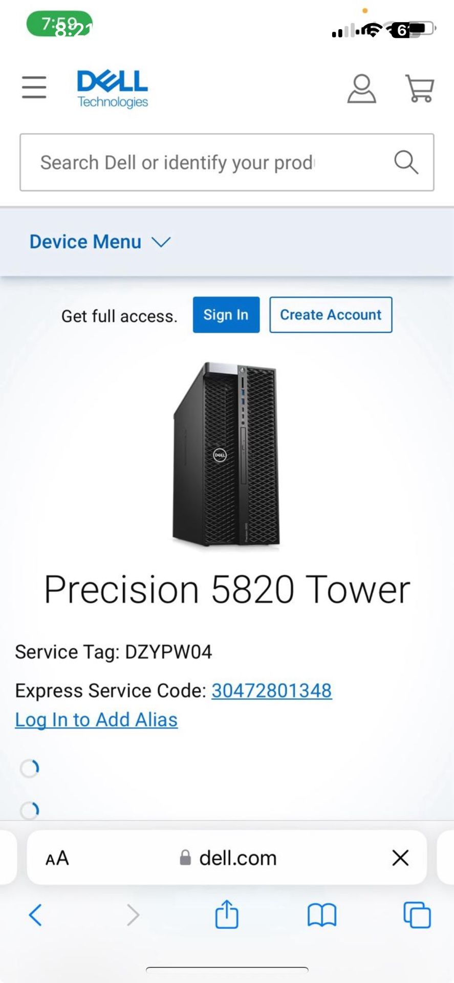 > BRAND NEW Dell Precision 5820 Workstation | Xeon W-2223 (4C/8T) | 16GB | 512GB SSD | NVIDIA T1000 | ProSupport 2027!