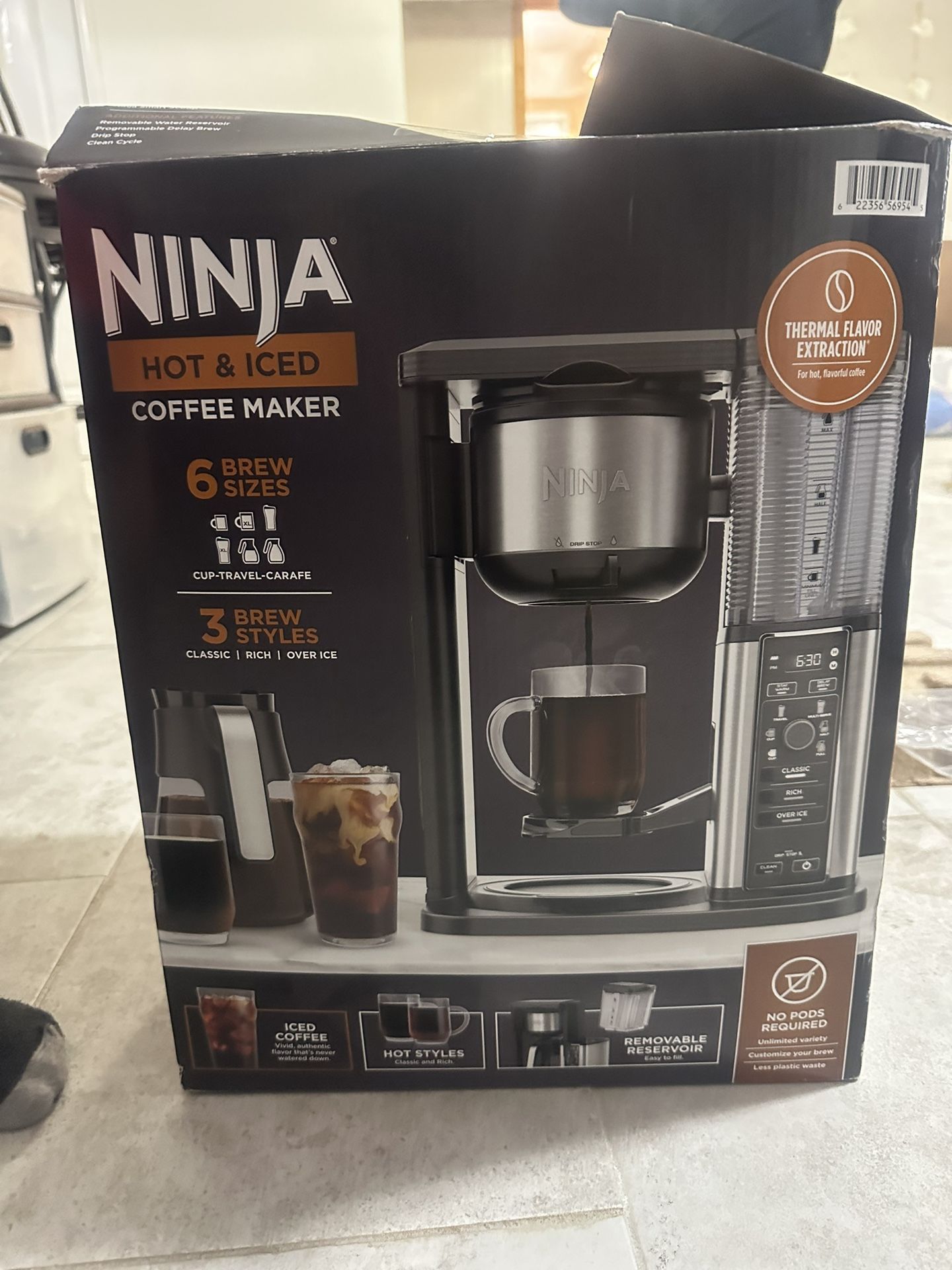 Ninja CM401 Specialty 10Cup Coffee Maker, with 4 Brew Styles for