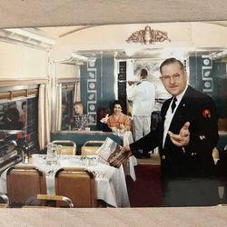 1960's Northern Pacific Railway North Coast Ltd Dining Car Postcard