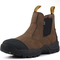 Mens Work Boots Chelsea Slip On Boot For Men  ( 10.5 Size )