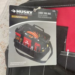 NEW Husky 18” Large Tool Bag w/ Shoulder Strap – Brand New