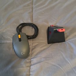 🖱️ Logitech G Pro Hero Wired Gaming Mouse + New Emerald Skates + BenQ Zowie Mouse Bungee