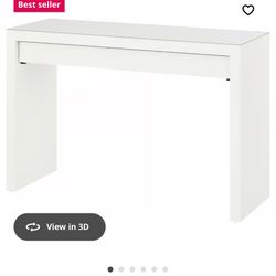 WHITE VANITY DESK 
