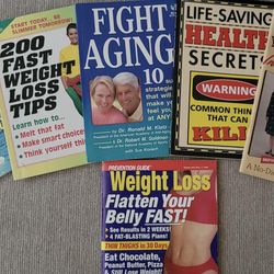 Vintage Health & Weight-loss Books 