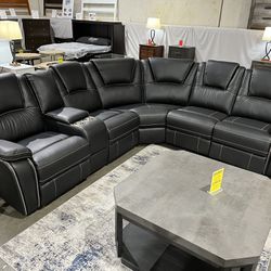 Power Reclining Sectional 💥