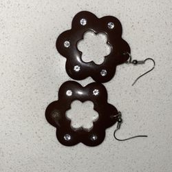 Brown Earrings 