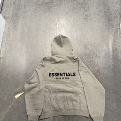 Grey Essentials Hoodie