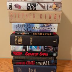 Stephen King Hard Cover Book Lot of 12