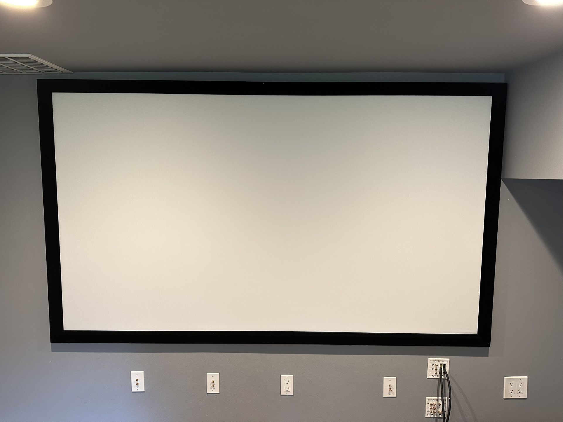 Projector Theater Movie Screen - 100” diagonal