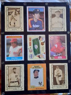 Vintage baseball card.