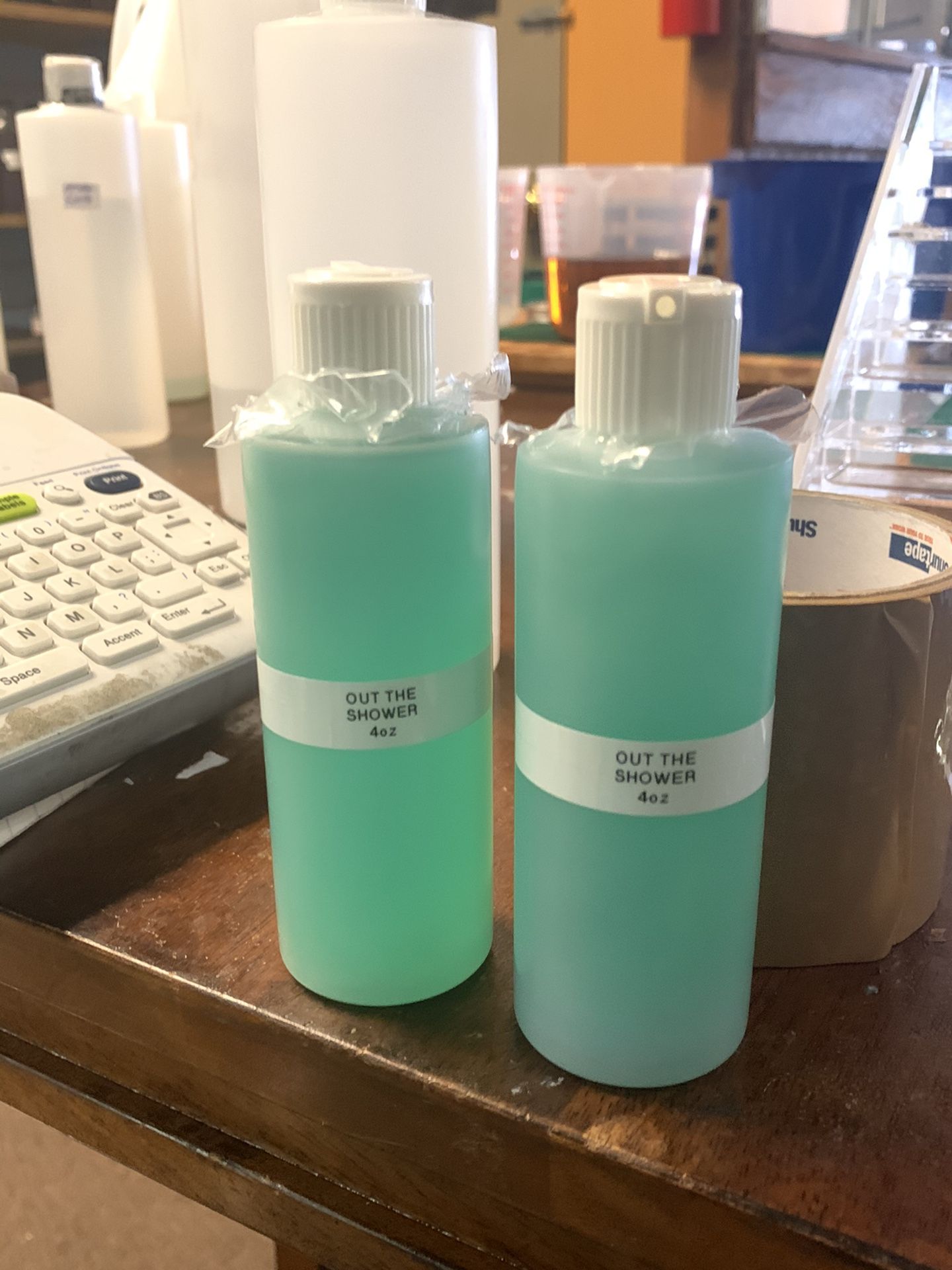 OUT THE SHOWER body oil fragrances 4oz