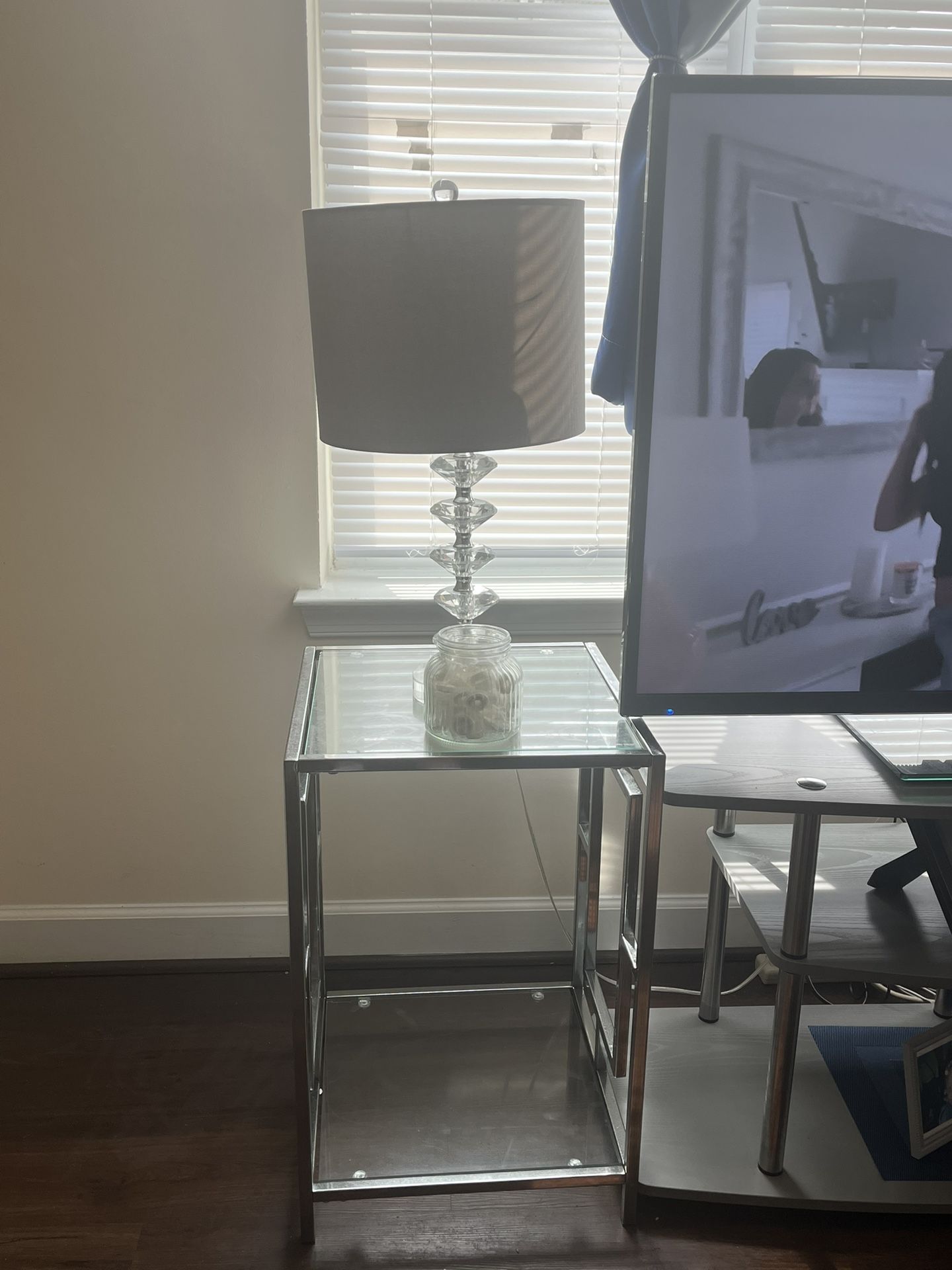 Glass End Tables (2)