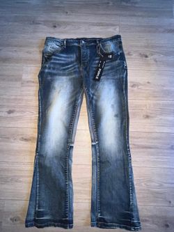 purple jeans