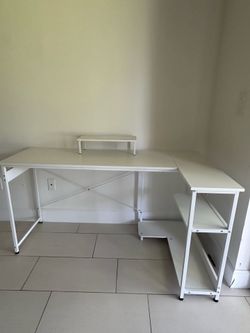 white desk from amazon