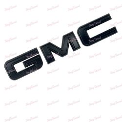 New Matt Black Front Emblem For 2020 - 2024 GMC Acadia Terrain Yukon Yukon XL -(2-EMC-GMC912-MMBK