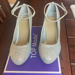 Rhinestone Prom Shoes