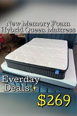 New Memory Foam Hybrid Queen Mattress