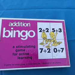Addition Bingo Game Set