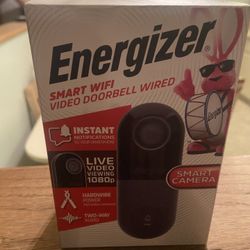 New Energizer WiFi Live Video Doorbell Camera