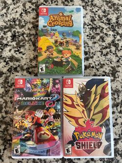 Animal Crossing New horizons Mario Kart 8 Deluxe Nintendo switch