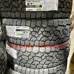 (4) - LT285/75/18 Toyo Open Country A/T III Tires