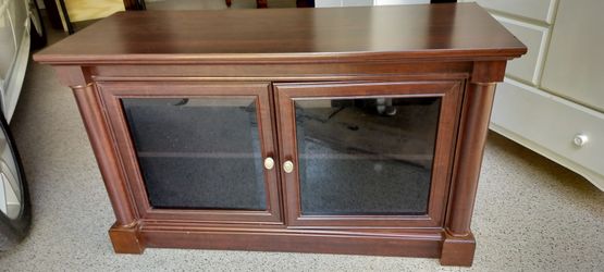 Tv. Stand with glass doors